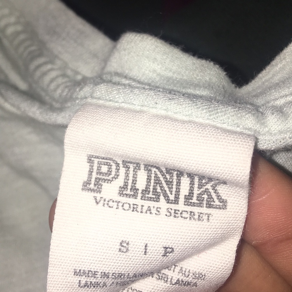 PINK VS || aqua green long sleev